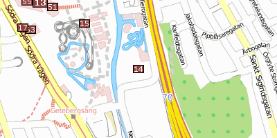 Balder  Stadtplan