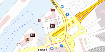 Stadtplan Lilla Bommen Göteborg